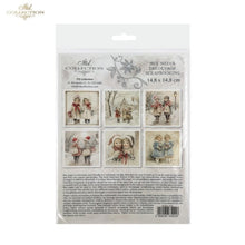 Load image into Gallery viewer, Winter&#39;s Tale Christmas Snow Darlings III Rice Paper Mini Set by ITD Collection