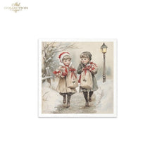 Load image into Gallery viewer, Winter&#39;s Tale Christmas Snow Darlings III Rice Paper Mini Set by ITD Collection