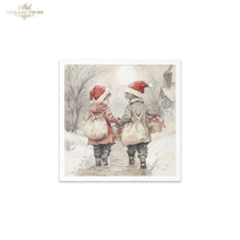 Load image into Gallery viewer, Winter&#39;s Tale Christmas Snow Darlings III Rice Paper Mini Set by ITD Collection