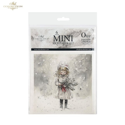 Winter's Tale Christmas Snow Darlings II Rice Paper Mini Set by ITD Collection