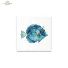 Load image into Gallery viewer, Blue fish illustration on a white background with 'ITD Collection' branding.