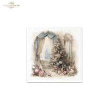 Load image into Gallery viewer, Winter Rose Holiday Windows Rice Paper Mini Set by ITD Collection
