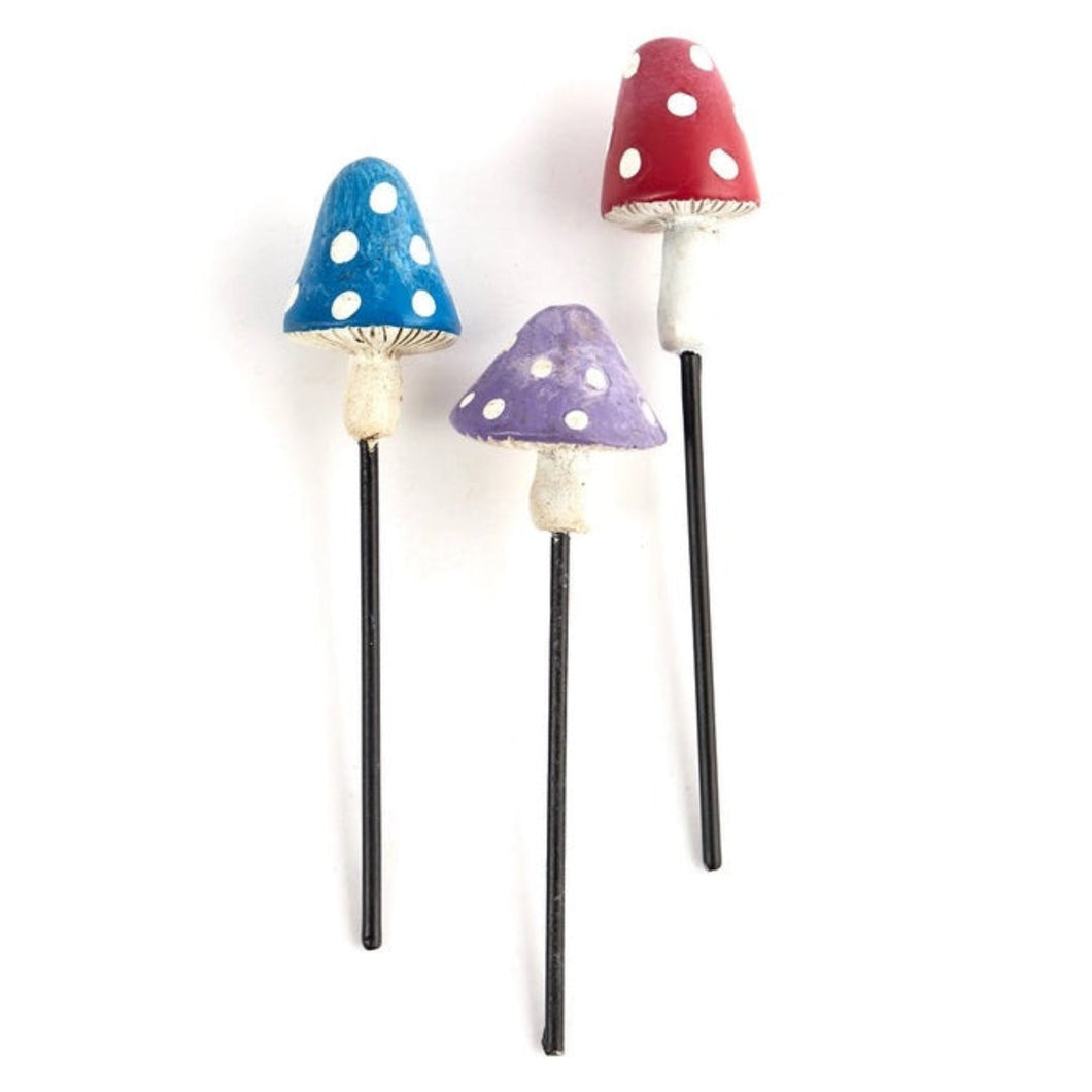 Resin Miniature Mushrooms