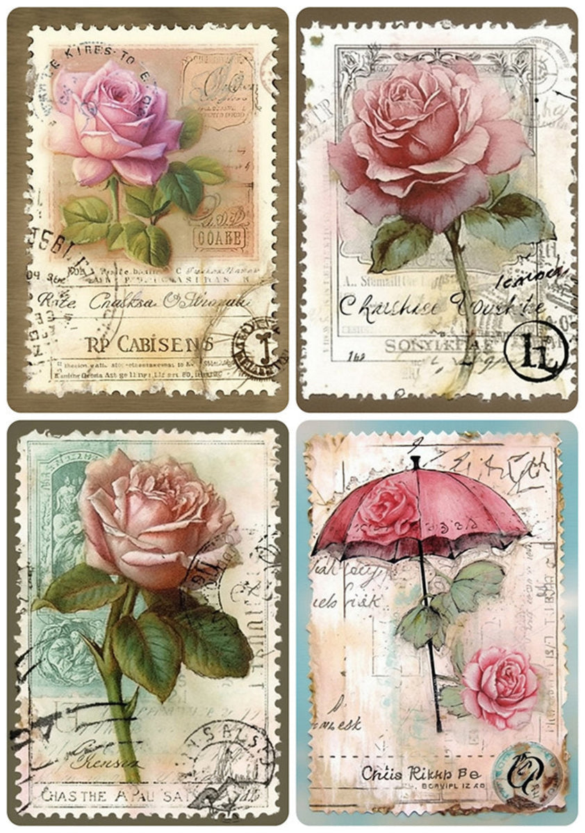 Rose Stamps Rice Paper by Reba Rose Creations – My Victorian Heart
