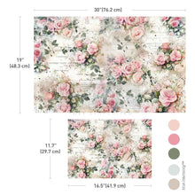 Load image into Gallery viewer, Rosy Reverie Double Delight Decoupage Fiber Paper Set by Redesign with Prima
