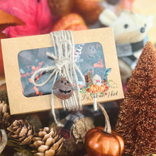 Load image into Gallery viewer, Box of 12 Rusty Halloween Jack O Lantern Bells 