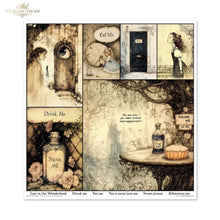 Load image into Gallery viewer, Alice&#39;s Magic Vol. 1 Scrapbook Paper Set by ITD Collection