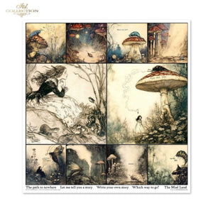 Alice's Magic Vol. 1 Scrapbook Paper Set by ITD Collection