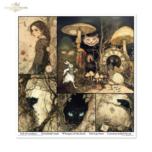 Alice's Magic Vol. 1 Scrapbook Paper Set by ITD Collection