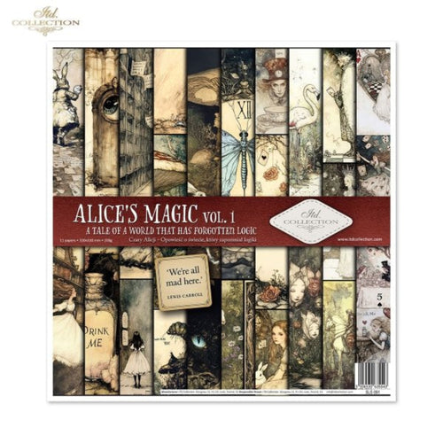 Alice's Magic Vol. 1 Scrapbook Paper Set by ITD Collection