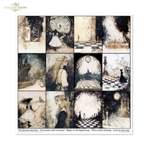 Alice's Magic Vol. 2 Scrapbook Paper Set by ITD Collection