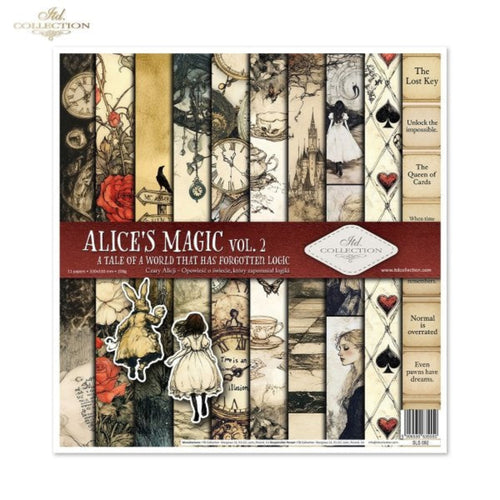 Alice's Magic Vol. 2 Scrapbook Paper Set by ITD Collection