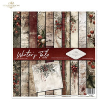Load image into Gallery viewer, Winter&#39;s Tale in Red Scrapbook Paper Set by ITD Collection