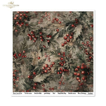 Load image into Gallery viewer, Winter&#39;s Tale in Red Scrapbook Paper Set by ITD Collection