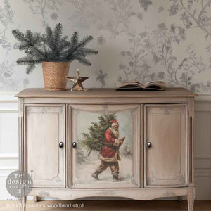Santa’s Woodland Stroll Decoupage Fiber Pack by Redesign with Prima