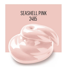 Load image into Gallery viewer, Seashell pink color swatch on a light pink background with text 'Seashell Pink 2485'.