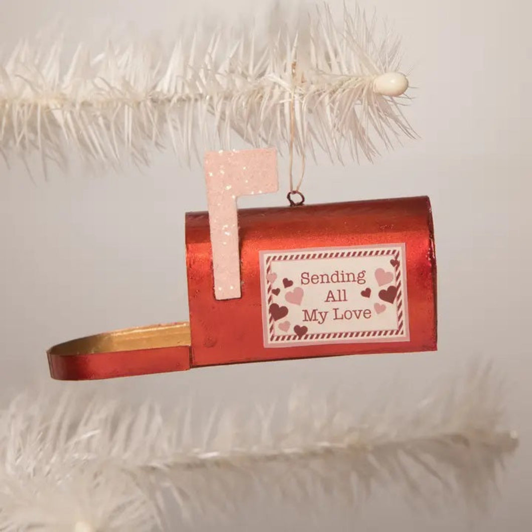 Sending My Love Mailbox Ornament by Bethany Lowe Designs