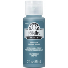 Load image into Gallery viewer, FolkArt acrylic paint bottle in Skyline color on a white background