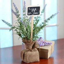 Load image into Gallery viewer, Small Wood Chalkboard Sign Stakes