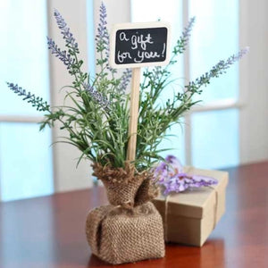 Small Wood Chalkboard Sign Stakes