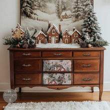Load image into Gallery viewer, Redesign with Prima Decoupage Fiber Pack Snowfall Splendor