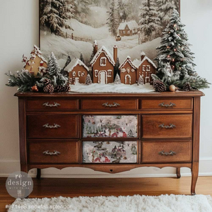 Redesign with Prima Decoupage Fiber Pack Snowfall Splendor
