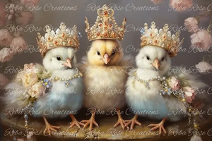 Sparkle Chicks Rice Paper by Reba Rose Creations