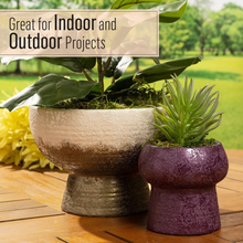 Load image into Gallery viewer, Two potted plants on a wooden surface with text overlay about versatility.