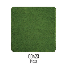 Load image into Gallery viewer, Solid green color swatch with the code 60423 labeled as 'Moss' on a white background.