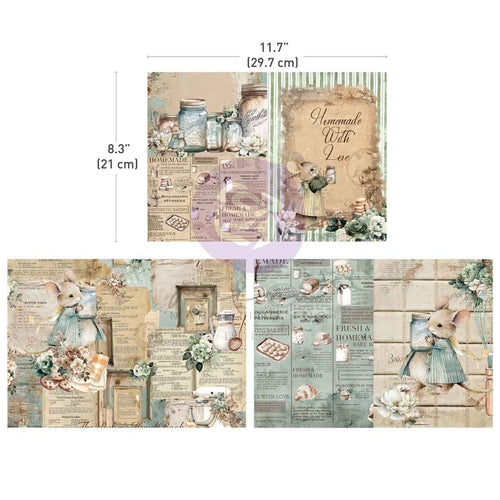 The Home Baker Collection Decoupage Fiber by Redesign with Prima
