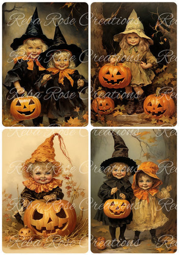 Trick or Treat Cuties Rice Paper by Reba Rose Creations