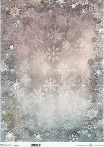 Twilight Snowflake Dream Rice Paper by ITD Collection, R0373L, Size A3