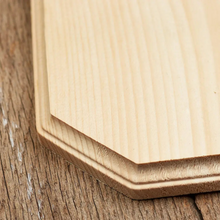 Load image into Gallery viewer, Unfinished Clipped Corner Wood Plaque