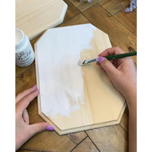 Load image into Gallery viewer, Unfinished Clipped Corner Wood Plaque