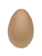 Load image into Gallery viewer, Unfinished Paper Mache Egg, 4" X 3" Dia