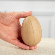 Load image into Gallery viewer, Unfinished Paper Mache Egg, 4" X 3" Dia