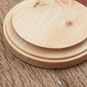 Unfinished Wood Round Circle Plaque