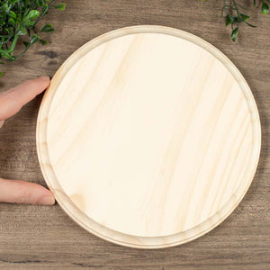 Unfinished Wood Round Circle Plaque