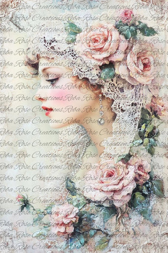 Lady Rose VP-29 Rice Paper by Reba Rose Creations