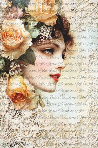 Lady Rose VP-32 Rice Paper by Reba Rose Creations