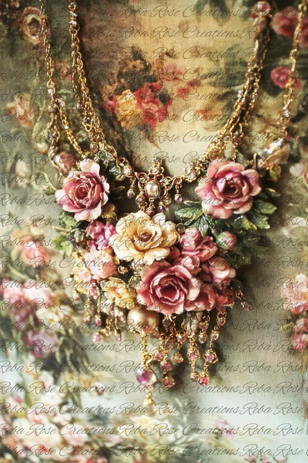 Victorian Jewels VP-50 Rice Paper by Reba Rose Creations