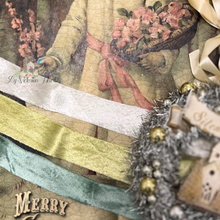 Load image into Gallery viewer, Velvet Christmas Ribbons Set, 12 Yards, Color Options