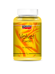 Pentart Velvet Powder Citrine Yellow, 17g