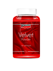 Pentart Velvet Powder, Red, Large, 17g