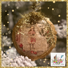 Load image into Gallery viewer, RESERVED for LORA, Victorian Santa Ornament, Creative Joy by MVH