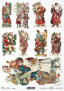 Victorian St. Nicholas, Santa Claus by ITD Collection Rice Paper, R1301