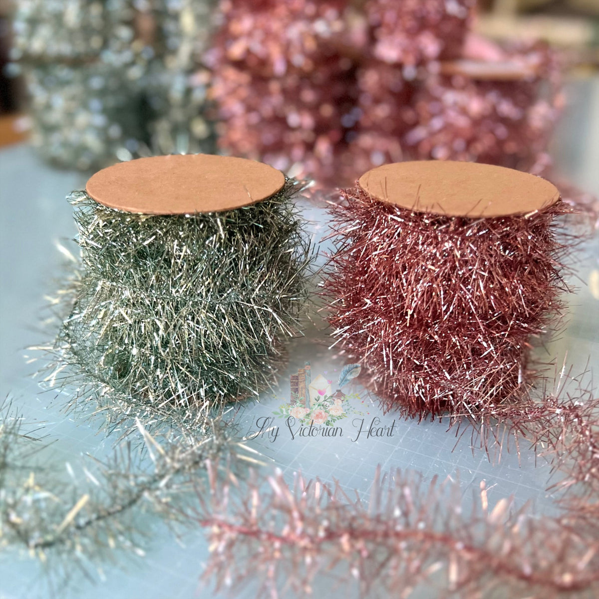 Vintage Style Tinsel Twine Trim Garland – My Victorian Heart
