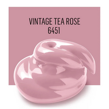 Load image into Gallery viewer, Pink cream in a swirl shape with 'Vintage Tea Rose 6451' text on a pink background