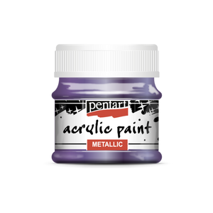 Pentart Acrylic Metallic Paint, Violet