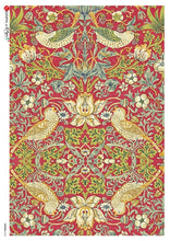 Load image into Gallery viewer, Pattern 0129 Paper Designs Washipaper, William Morris Strawberry Thief Thrushes Birds Rice Paper
